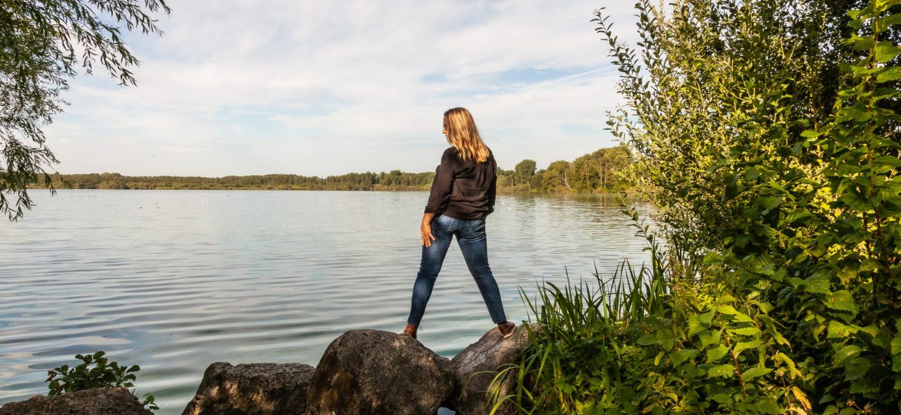 Blick auf den See in Nettetal
